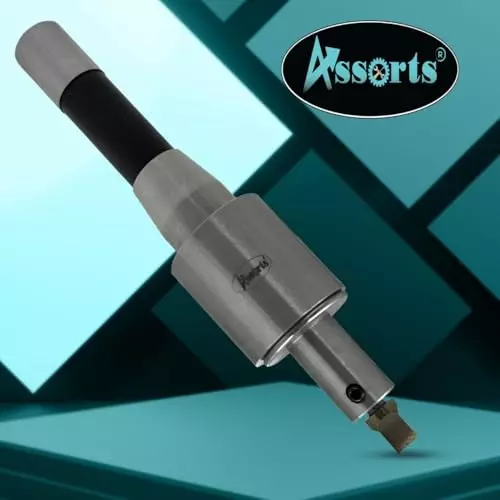 Assorts Precision Rotary Broach Set R8 Shank with 7 Pcs HSS Square Punch Set