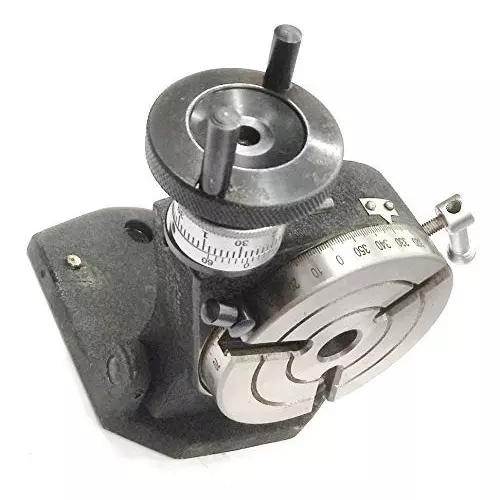 Assorts Tilting Rotary Table 100 mm Self Centering Chuck 3 Jaws 100 mm (4 Inch) Table Size 2MT