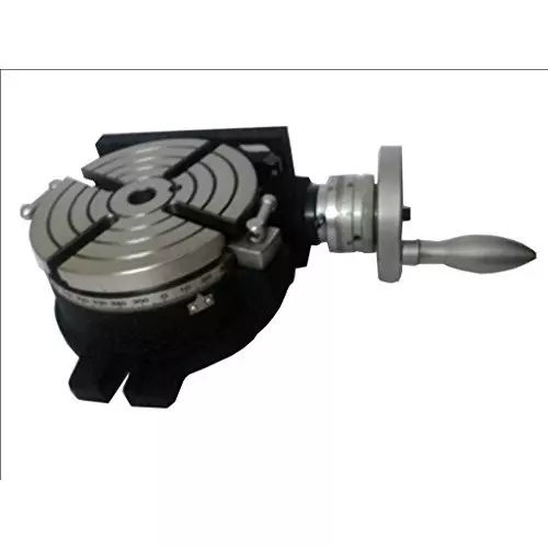 Assorts HV6 Rotary Table Alloy Steel with Dividing Plates Set & Tailstock with Free Manual-Milling Indexing Kit