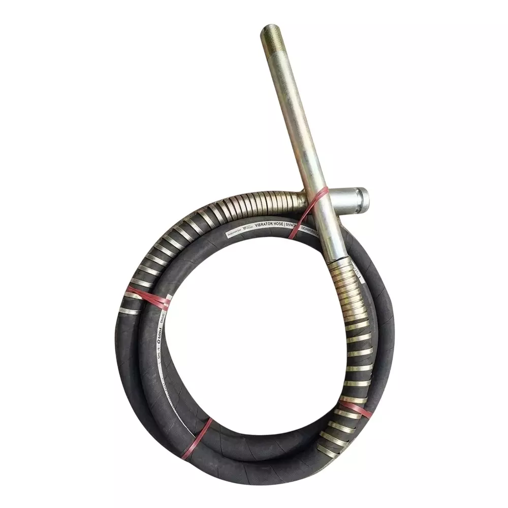 SACO PRO Vibrator Needle Black and Silver Color Metal and Rubber Body with 40 mm Diameter and 4 m Length