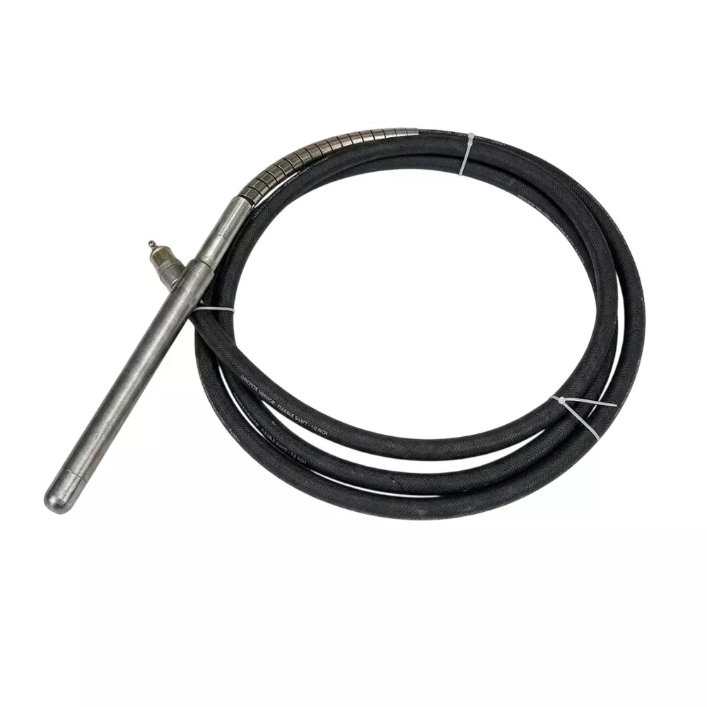 SACO PRO Vibrator Needle Black and Silver Color Metal and Rubber Body with 60 mm Diameter and 4 m Length