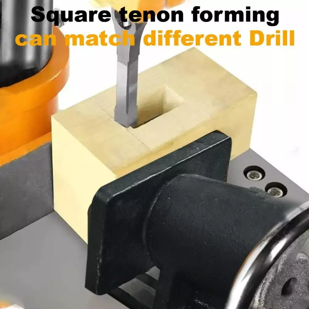 Voltz Wood Bench Mortiser with 3/8 mm-9.53 mm Chisel Capacity and 100 mm Clamping Width, VZ-MK-750A