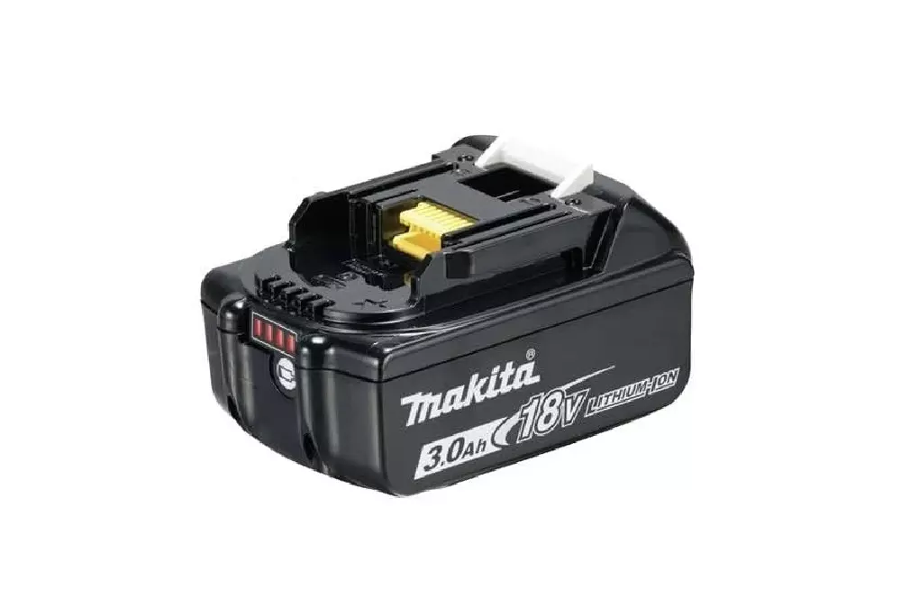 Makita Charger (DC18RC) with Battery (BL1830Bx1) Kit Black 18 V 3 Amp for Power Tools