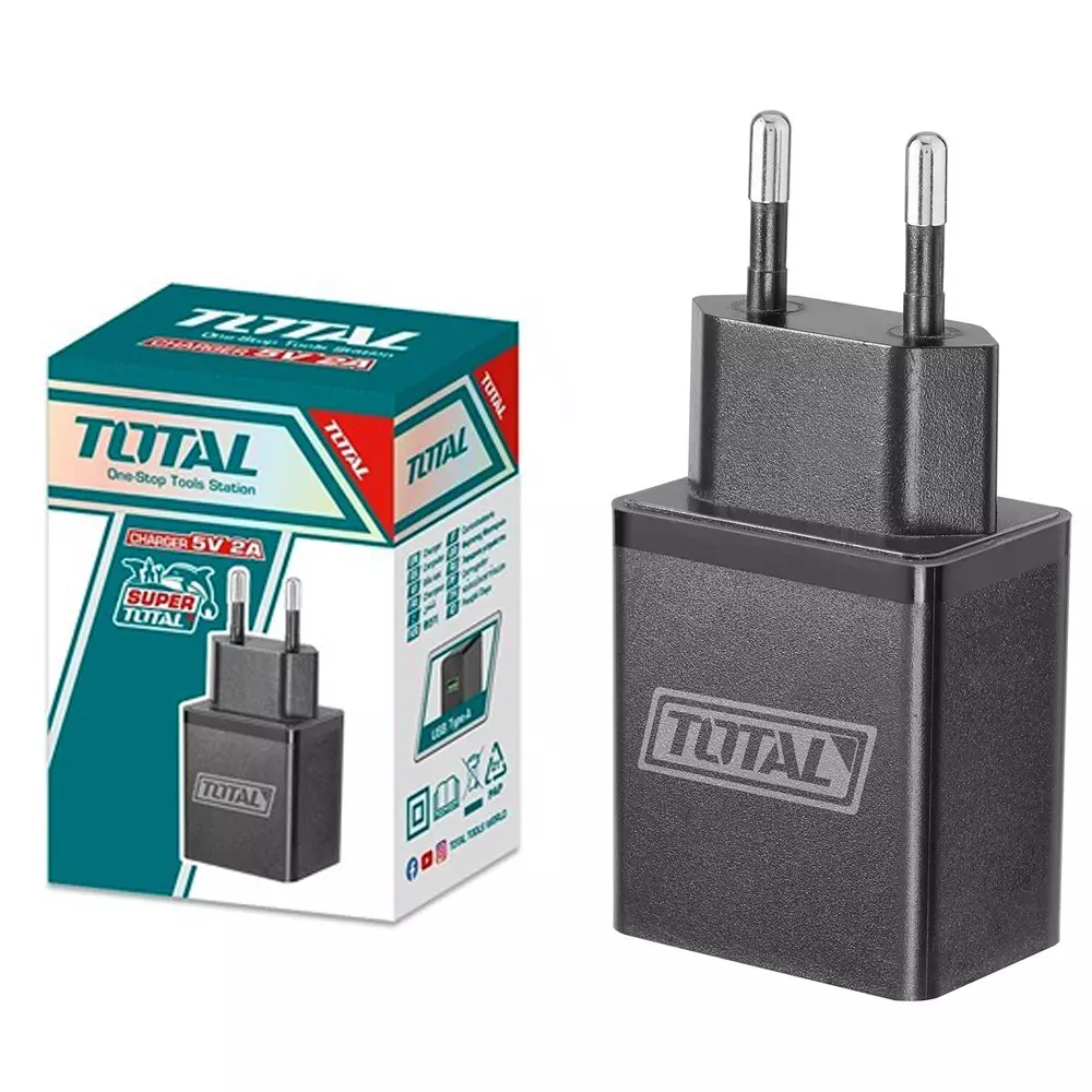 Total Charger USB Type-A 5 V and 2 A Current, TCLI120502