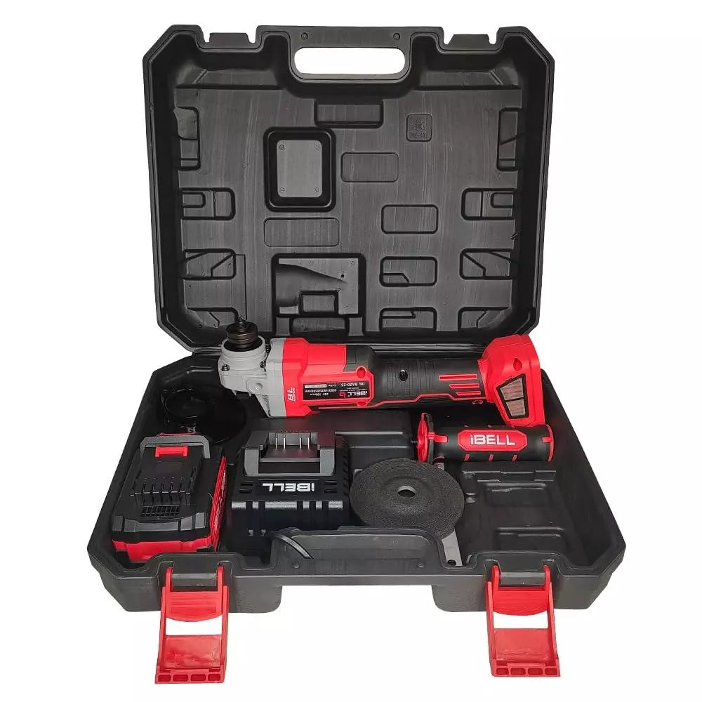 ibell-one-power-series-cordless-angle-grinder-brushless-100-mm-4-inch-wheel-size-with-40ah-battery-charger-ba20-25