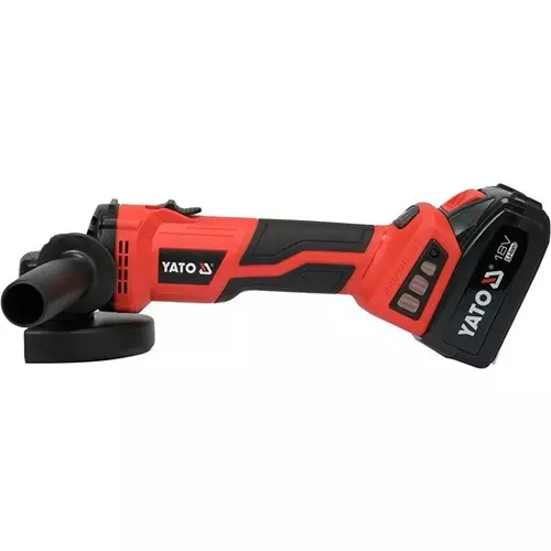 yato-18-v-dc-cordless-angle-grinder-3000-8500-rpm-no-load-speed-and-125-mm-wheel-size-yt-8282995-without-blade-with-battery-charger
