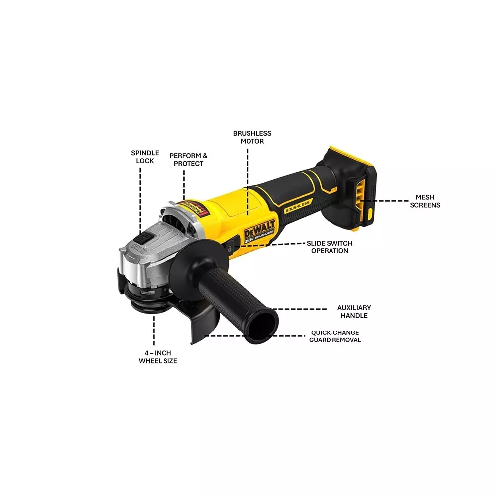 dewalt-slide-angle-grinder-brushless-motor-850-w-power-9000-rpm-no-load-speed-m10-spindle-100-mm-wheel-diameter-dcg407n-b1-battery-not-included