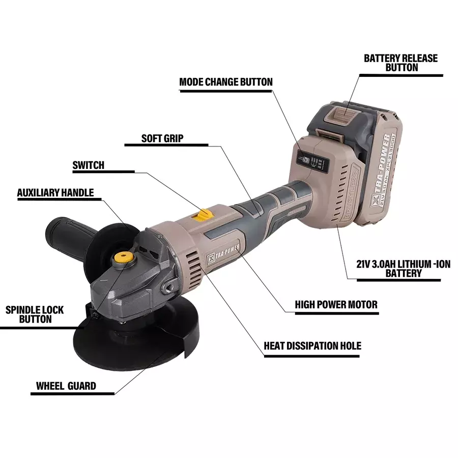 xtra-power-brushless-cordless-angle-grinder-100-mm-disc-diameter-with-21-v-30-ah-battery-charger-xpc-ag-01