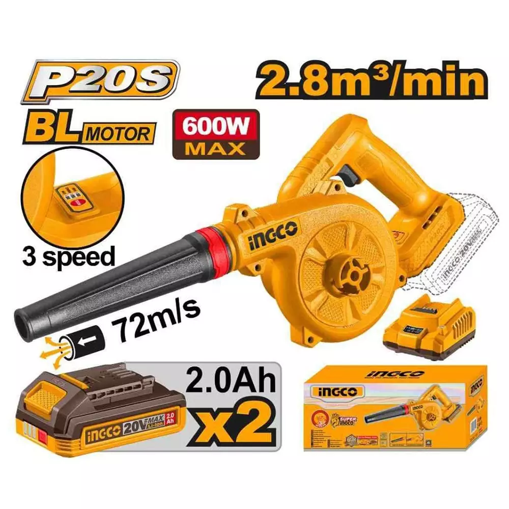 ingco-cordless-blower-20-ah-battery-capacity-72-ms-air-speed-3-speed-control-20-v-cabli20682