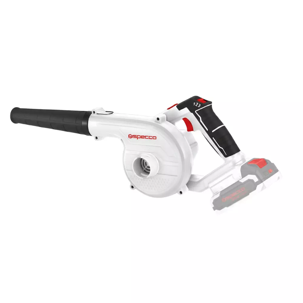 Specco Cordless Vacuum Blower 2.5 m³/min Wind Volume 17000 RPM No Load Speed, SP20V-4046 (Battery Not Included)