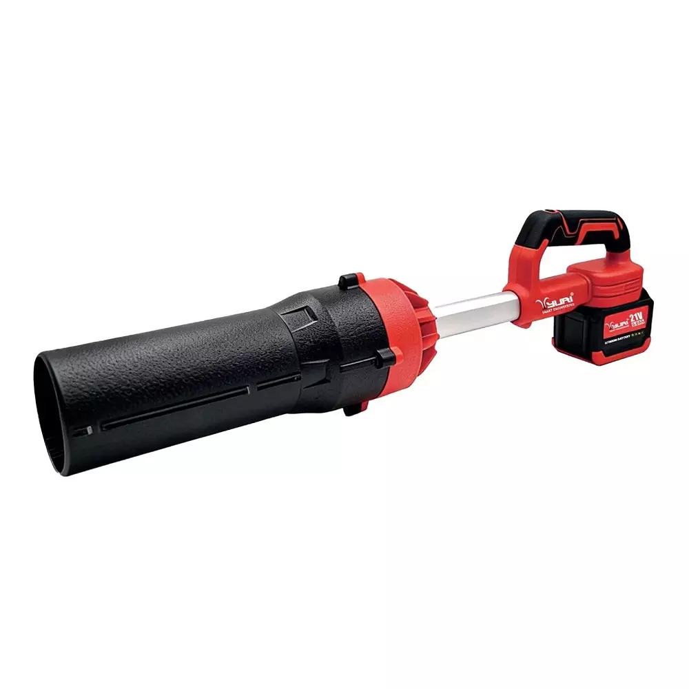 YURI Cordless Leaf Blower 1150 W Power 55 Amp Current, YR-966 (Without Battery & Charger)