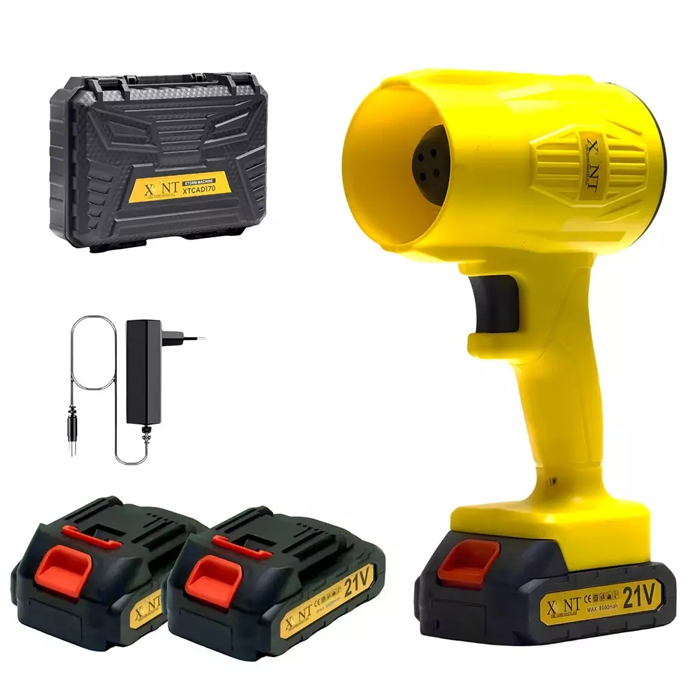XLNT 21 V Cordless Blower 2800 RPM No Load Speed and 4.5 m³/min Flow Rate, XTCAD170 (With Battery & Charger)