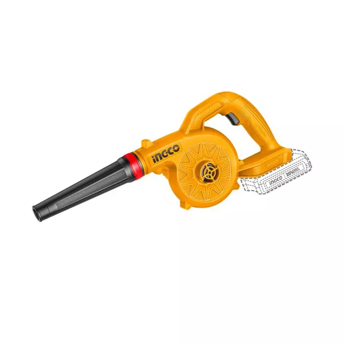 Ingco Cordless Blower 20 V, 18000 RPM No Load Speed and 2.7 m³/min Max. Air Volume, CABLI2078 (Without Battery & Charger)