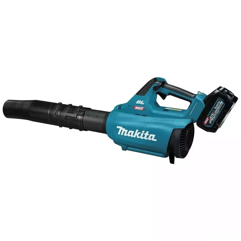 Makita Cordless Blower 40 V Max Li-ion XGT, 810-960 m³/Hr Air Volume and 17 N Blowing Force, UB001GT101 (With Battery & Charger)
