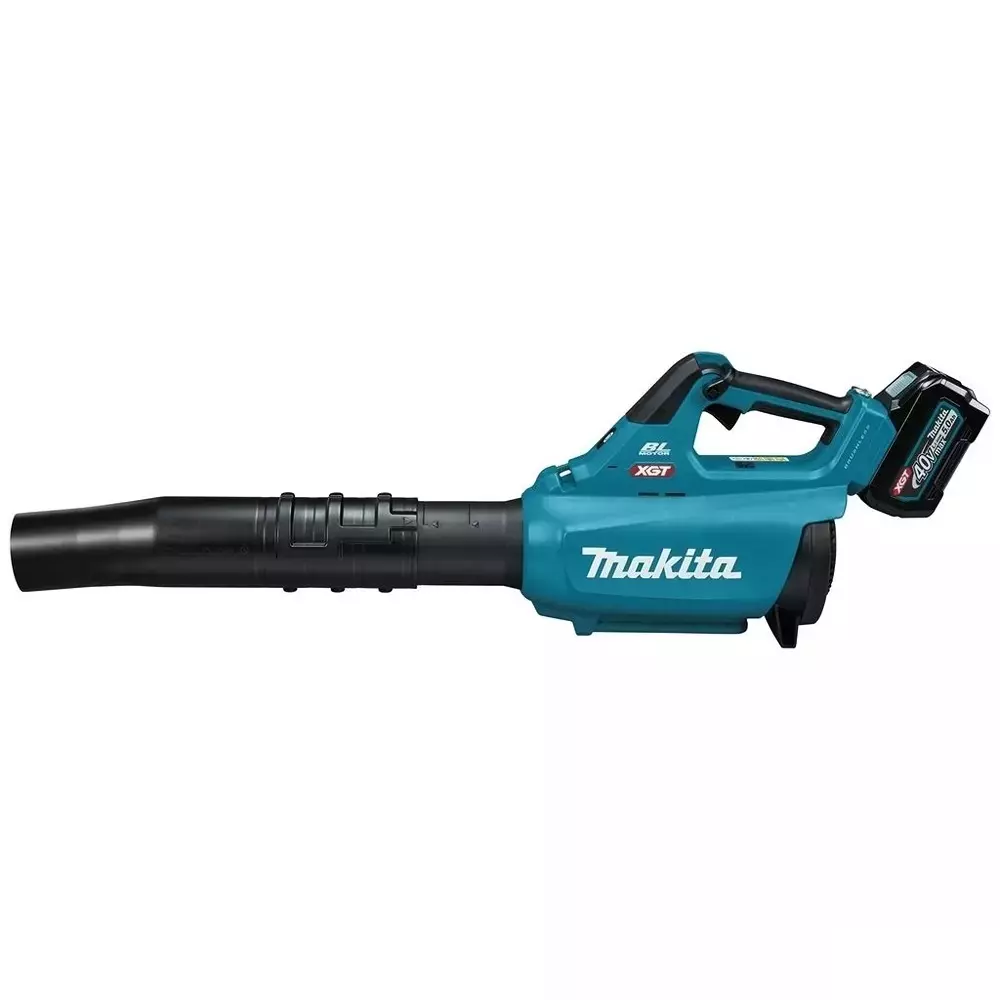 Makita Cordless Blower 40 V Max Li-ion XGT, 810-960 m³/Hr Air Volume and 17 N Blowing Force, UB001GT101 (With Battery & Charger)