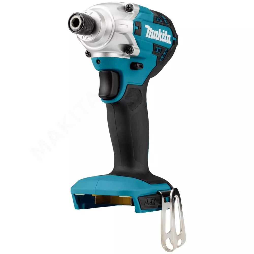 Makita Cordless Impact Driver with Rapid Charger Kit 18 V 1/4 Inch (6.35 mm) Size 155 Nm Torque for Industrial Use, DTD156Z