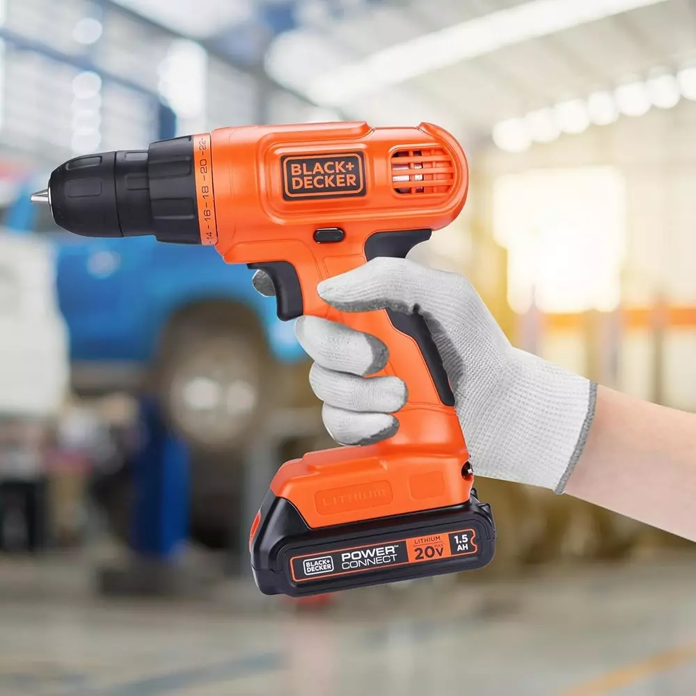 blackdecker-34-pcs-cordless-drill-kit-750-rpm-20-v-li-ion-battery-and-10-mm-chuck-bdcd120va-in-with-battery-charger