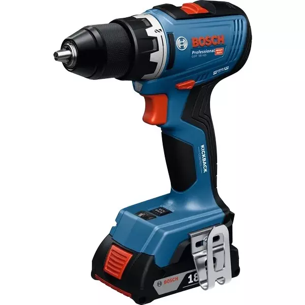 Bosch 18 V Cordless Drill Driver 0 – 2100 RPM No Load Speed and 1.5 - 13 mm Chuck Capacity, 06019N30F2 (Without Battery & Charger)