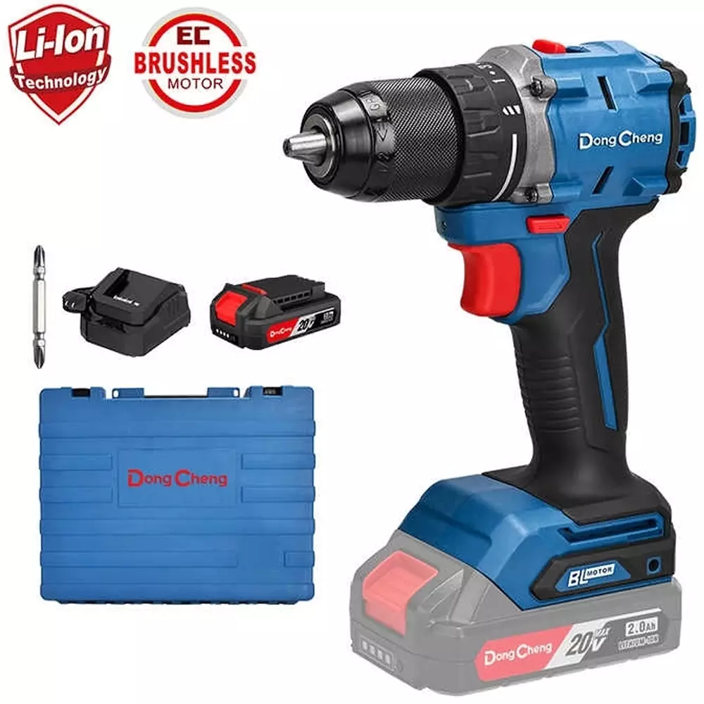 dongcheng-cordless-brushless-hammer-drill-500-w-1st-gear-0-600-rpm-2nd-gear-0-2300-rpm-13-mm-chuck-capacity-dcjz2060i