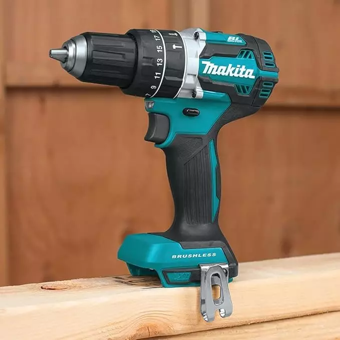 Makita Cordless Hammer Drill 13 mm Chuck Size and 900 W Maximum Power, DHP484Z (Without Battery and Charger)