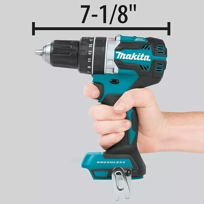 Makita Cordless Hammer Drill 13 mm Chuck Size and 900 W Maximum Power, DHP484Z (Without Battery and Charger)