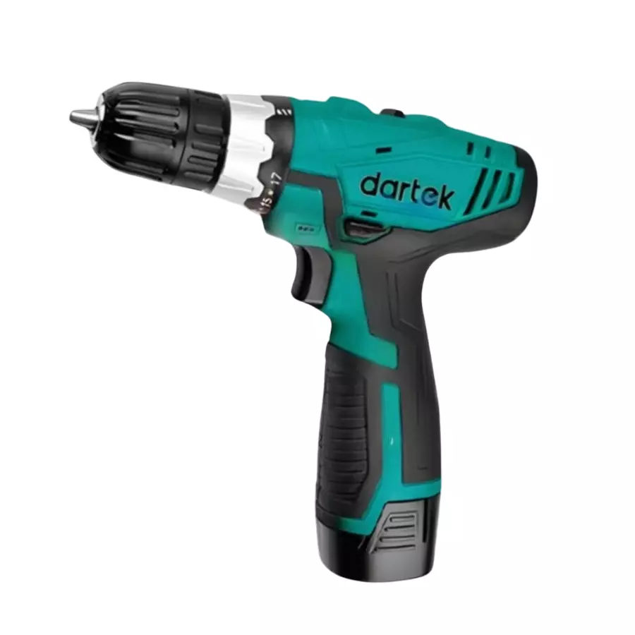Dartek Cordless Driver Drill 12 V Battery Voltage 10 mm (0.39 inch) 2 Ah Battery Capacity, 1006