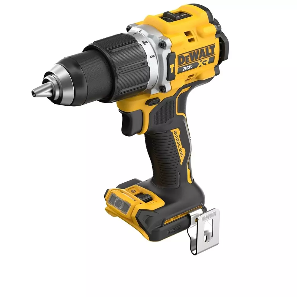 Dewalt Cordless Brushless Hammer Drill Driver 2000 RPM Max. Rotational Speed with Belt Hook, DCD806N-B1 (Battery & Charger Not Included)