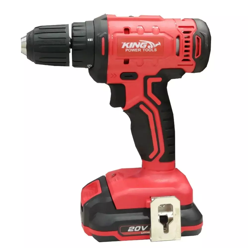 king-20-v-cordless-drill-33-nm-maximum-torque-and-0-400-0-1500-rpm-no-load-speed-kp-381-with-battery-charger-star-bit