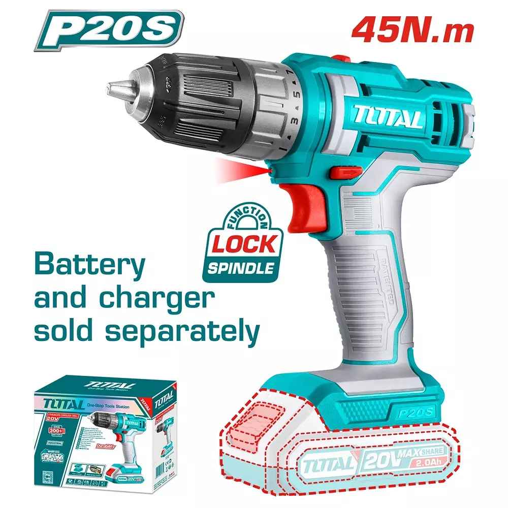 total-lithium-ion-cordless-drill-without-battery-charger-20-v-0400-01500-rpm-08-10-mm-chuck-size-tdli200515