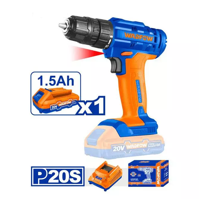 wadfow-cordless-drill-08-mm--10-mm-chuck-size-0-4000-1500-rpm-no-load-speed-15-1-torque-setting-35-nm-max-torque-wcdp511