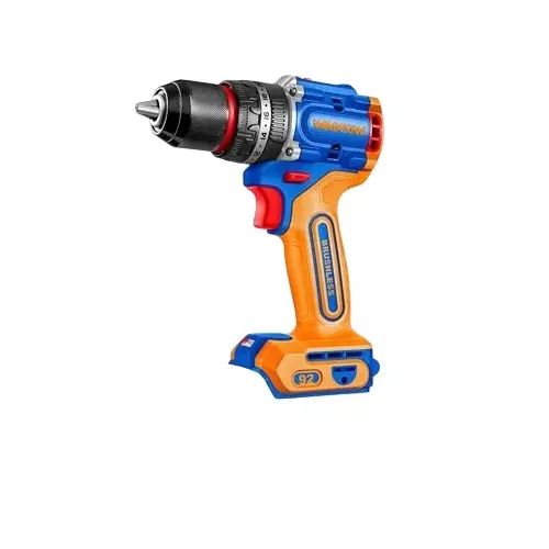 WADFOW Cordless Impact Drill 13 mm Chuck Size 0-500/0-2000 RPM No Load Speed 22 + 1 + 1 Torque Setting 92 Nm Max. Torque, WCDP9281