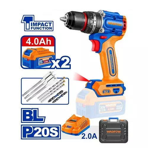 wadfow-cordless-impact-drill-13-mm-chuck-size-0-5000-2000-rpm-no-load-speed-22-1-1-torque-setting-92-nm-max-torque-wcdp9281
