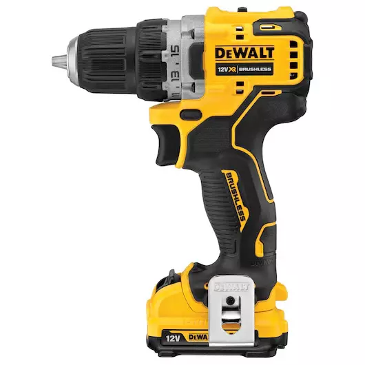 Dewalt Cordless Sub Compact Drill Driver 12 V, 10 mm Chuck and 1500 RPM, DCD701D2-GB (Without Drill Bit, With Battery And Charger)