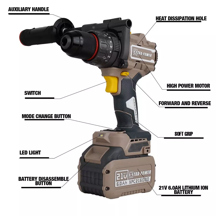 xtra-power-brushless-cordless-impact-drill-1-13-mm-chuck-size-170-nm-torque-with-21-v-6000-m-ahli-ion-battery-charger-xpc-id-03