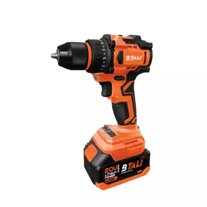BTALI 20 V Cordless Drill, 1700 RPM No Load Speed, 13 mm Chuck Size and 60 Nm Torque, BT CID20-13 PRO (With Battery & Charger)