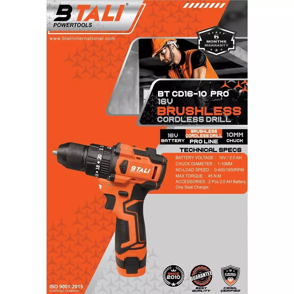 btali-16-v-cordless-drill-1850-rpm-no-load-speed-10-mm-chuck-size-and-45-nm-torque-bt-cd16-10-pro-with-battery-charger