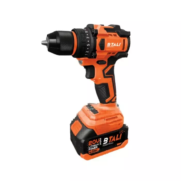 BTALI 20 V Cordless Drill, 1700 RPM No Load Speed, 13 mm Chuck Size and 60 Nm Torque, BT CD20-13 PRO (With Battery & Charger)