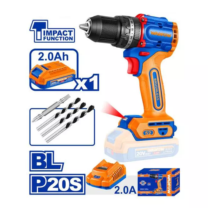 wadfow-cordless-impact-drill-13-mm-chuck-size-0-5000-2000-rpm-no-load-speed-22-1-1-torque-setting-52-nm-max-torque-wcdp5282