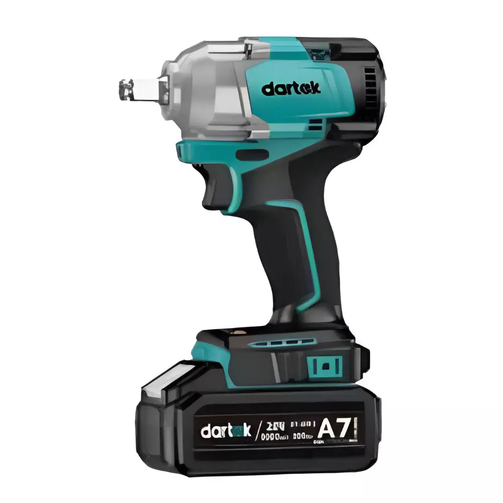 Dartek Cordless Impact Wrench With Battery  12.7 mm (1/2 inch) 0-2400 rpm Speed 4.0 Ah Battery Capacity 1.8 Kg, A7-560-2