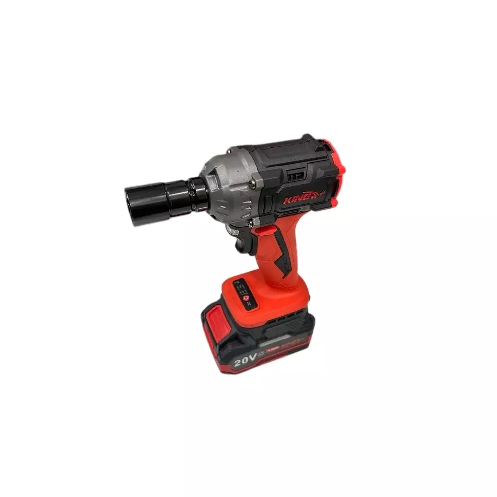 King 20 V Cordless Impact Wrench 1/2 inch (12.7 mm) Drive Size, 500 Nm Maximum Torque and 2000 RPM No Load Speed, KBS -790 (With Battery & Charger)