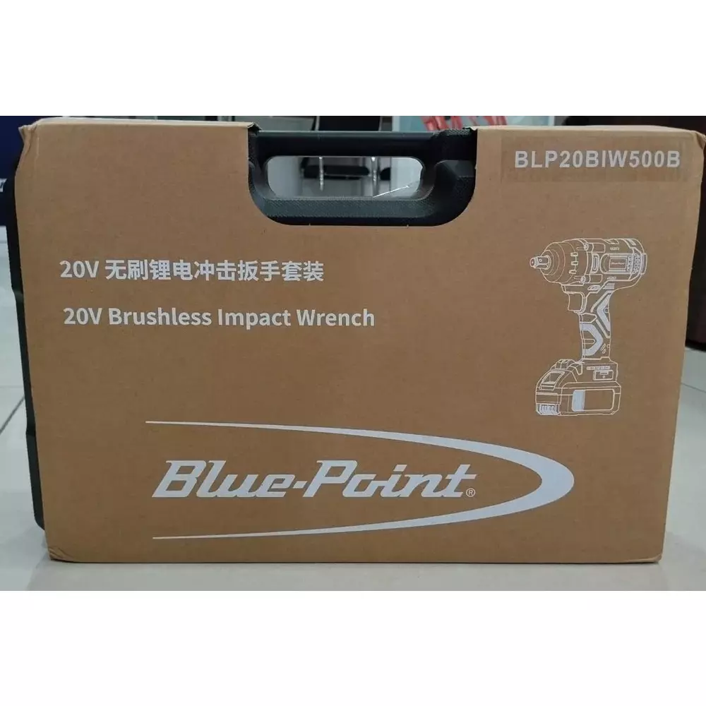 blue-point-12-inch-127-mm-drive-cordless-impact-wrench-kit-with-3200-ipm-impact-rate-and-500-nm-maximum-torque-blp20biw500b-with-battery-charger