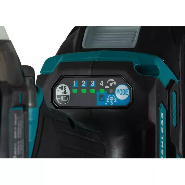 Makita Cordless Impact Wrench 40 V Max Li-ion XGT, 1/2 inch (12.7 mm) Square Drive and 350 Nm Fastening Torque, TW004GM202 (With Battery & Charger)
