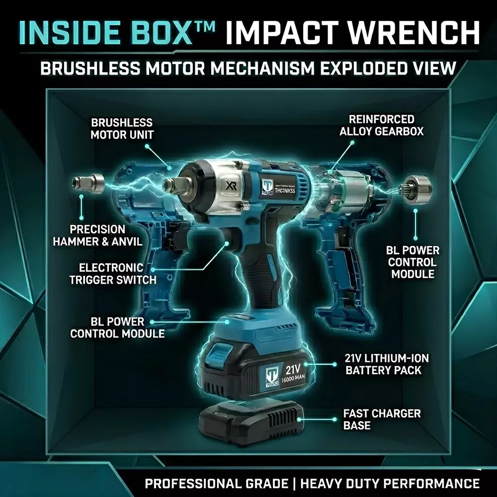 xlnt-21-v-cordless-impact-wrench-1500-rpm-no-load-speed-and-12-inch-127-mm-square-drive-thciwk52-with-battery-charger