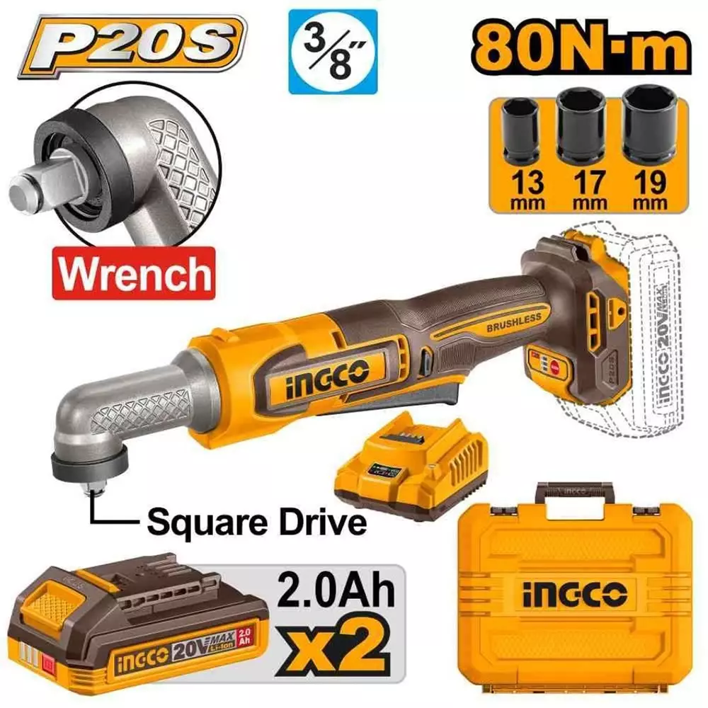 ingco-cordless-angle-impact-wrench-95-mm-38-inch-square-drive-inch-20-ah-battery-capacity-brushless-motor-caiwli208