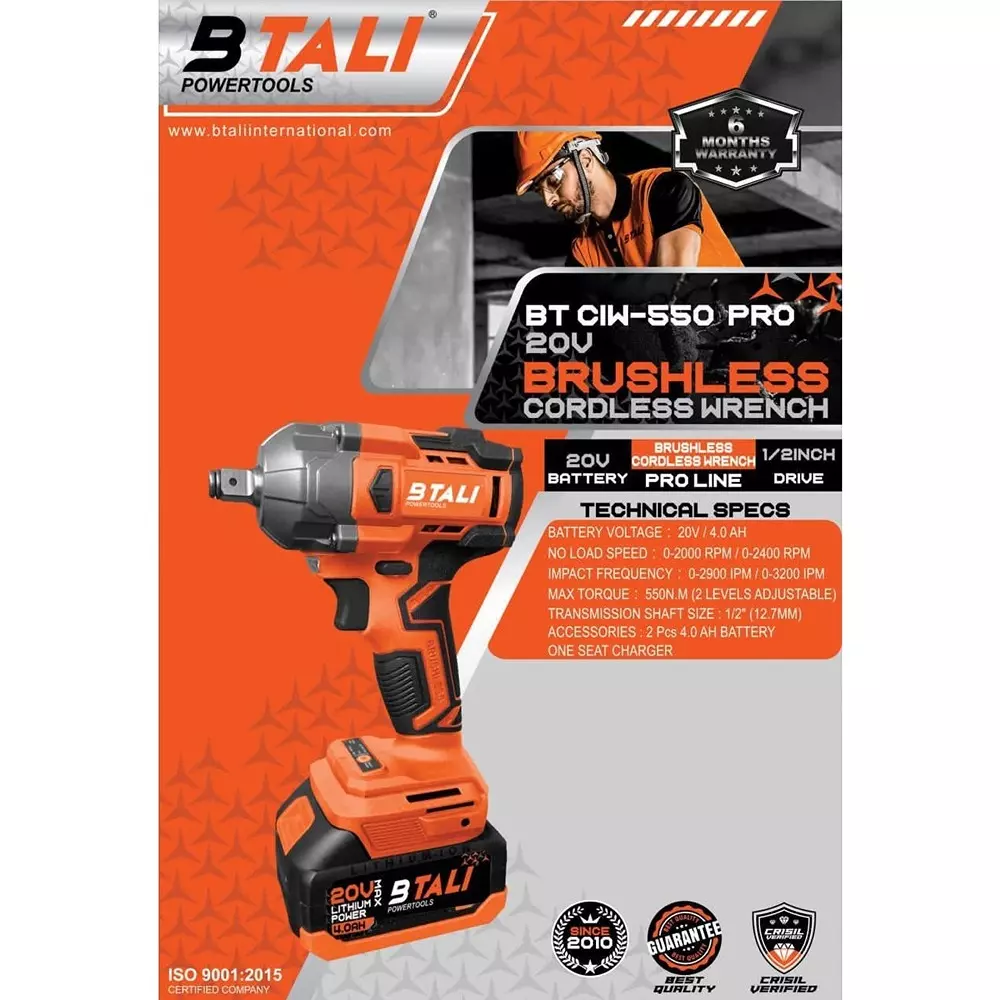 btali-12-inch-127-mm-square-drive-cordless-impact-wrench-2400-rpm-no-load-speed-and-20-v-battery-bt-ciw-550-pro-with-battery-charger