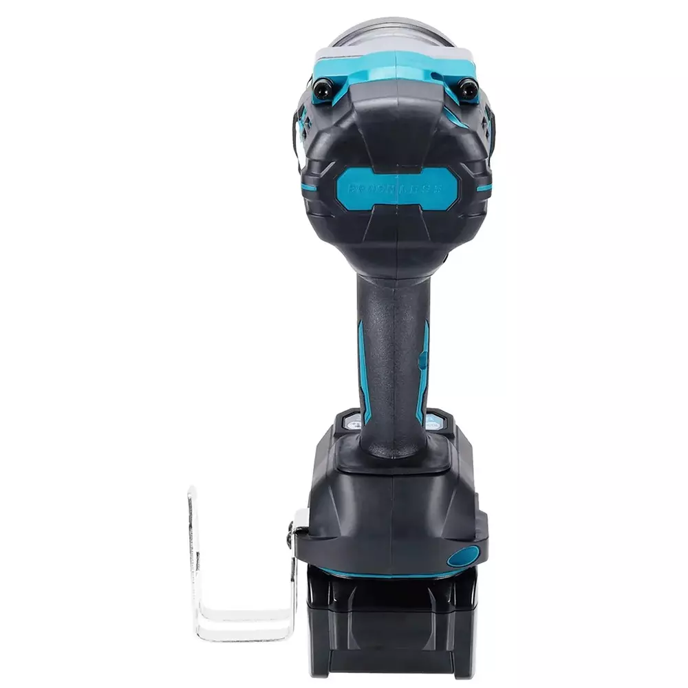 Makita Cordless Impact Wrench 40 V Max Li-ion XGT, 1/2 inch (12.7 mm) Square Drive and 1360 Nm Fastening Torque, TW003GM201 (With Battery & Charger)