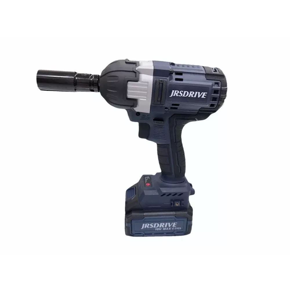 JRS Drive 600 W Motor Power Cordless Impact Wrench 1/2 inch (12.7 mm) Drive Size and 900-2200 RPM No Load Speed, ECIW-600 (With Battery & Charger)