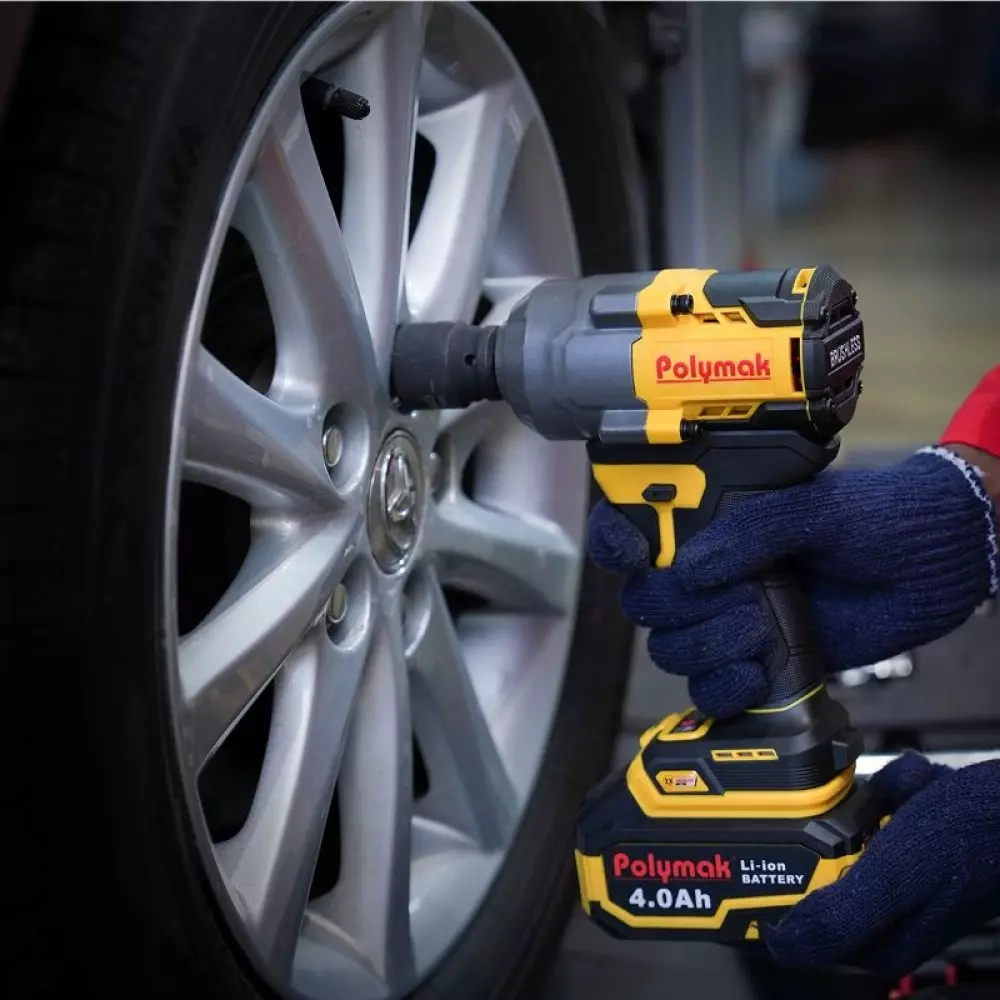 polymak-brushless-cordless-impact-wrench-kit-12-inch-127-mm-square-drive-size-4-ah-battery-capacity-21-v-for-industrial-use-pm-ciw-21v-2bl-hd