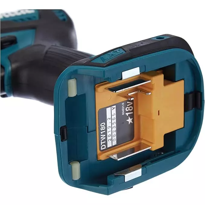 Makita Cordless Impact Wrench 18 V LXT Li-Ion 65/80 Nm Maximum Fastening Torque and 2000/3600 IPM Impact Rate, DTW180Z (Without Battery & Charger)
