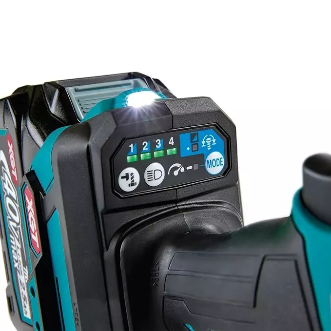 Makita Cordless Impact Wrench 40 V Max Li-ion XGT, 1/2 inch (12.7 mm) Square Drive and 1360 Nm Fastening Torque, TW003GZ (Without Battery & Charger)